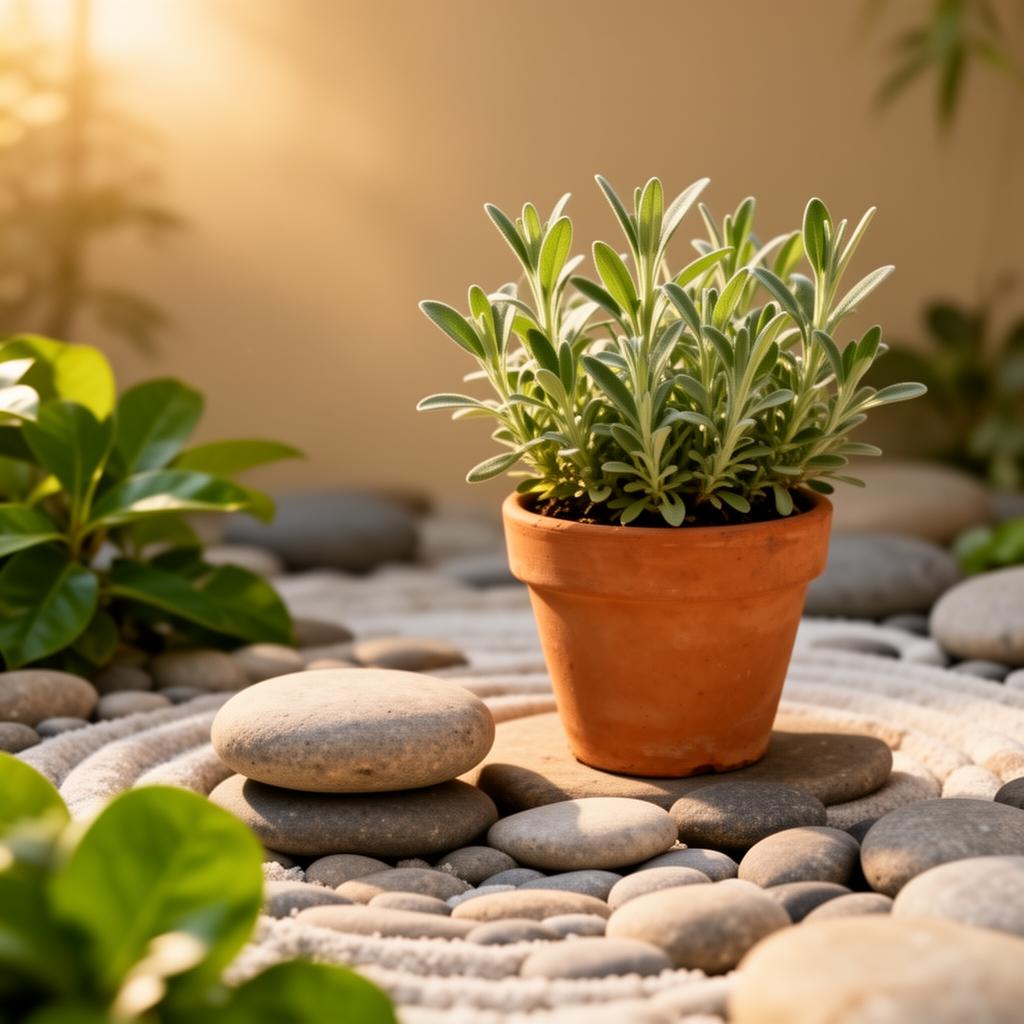 Piedras zen y naturaleza